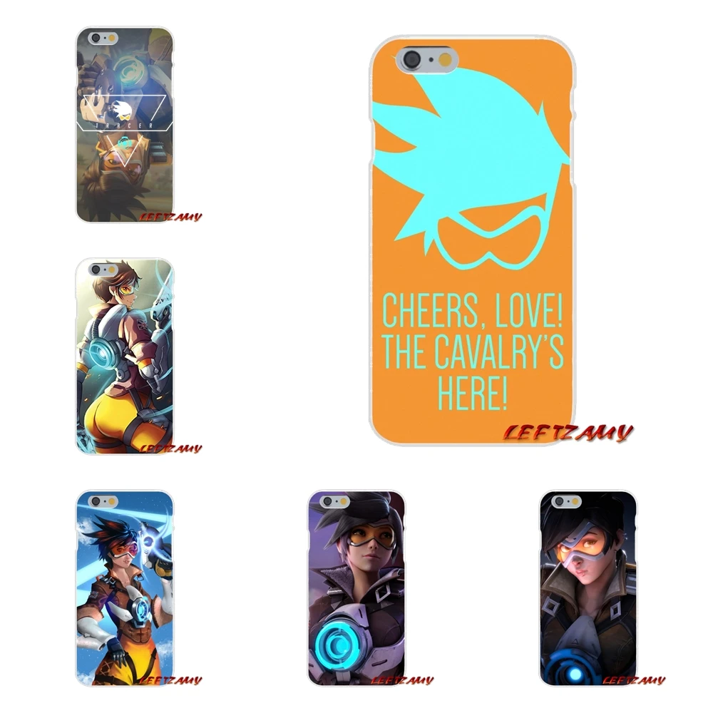 Переиграть игру OW Tracer аксессуары для телефона Чехлы samsung Galaxy S3 S4 S5 мини S6 S7 край S8 S9