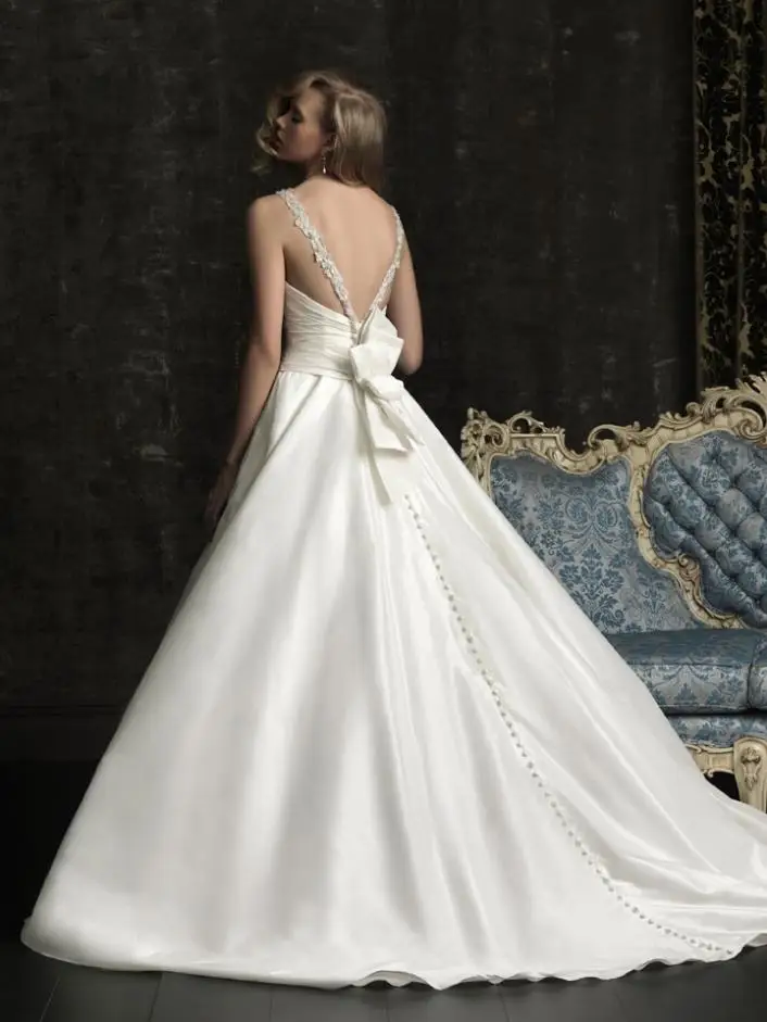 Nitree Free Shipping Wholesale or Retail FW5208 2014 New Fashion Bride Dress Floor Length Stain Mermaid Wedding Dresses | Свадьбы и