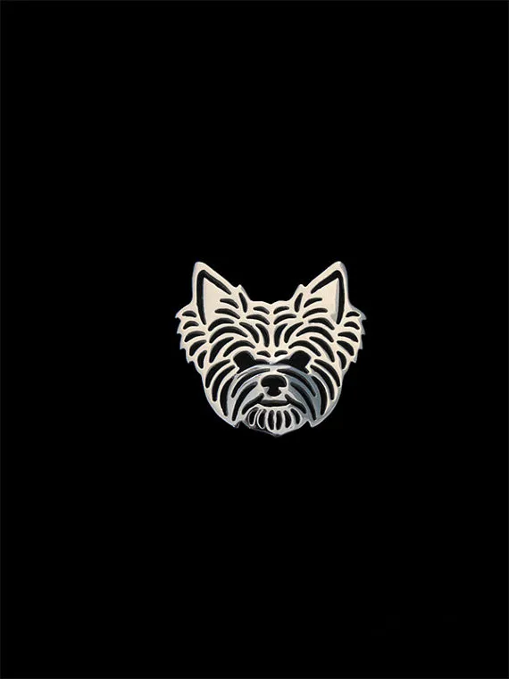 

Trendy personalized Yorkshire Terrier brooches fashion jewelry