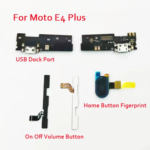 Гибкий кабель с зарядным портом для Motorola E4 Plus XT1770 XT1771 XT1772 XT1773 датчик считывания