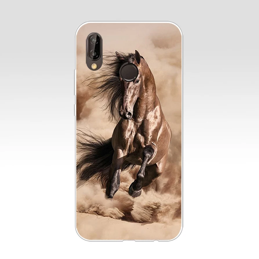 95AQ Running Horse Soft Silicone Tpu Cover Case for huawei p 20 lite pro y6 2017 mate 10 | Мобильные телефоны и