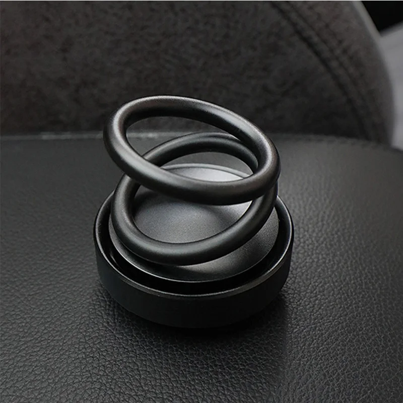 Black Levitation Car Air Freshener Auto outlet Perfume Vent Air freshener Car Air Conditioning Clip Magnet Diffuser solid perfume - Название цвета: Black