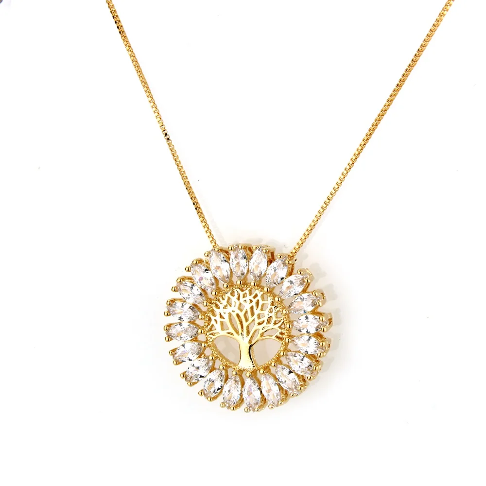 Ожерелье женское круглое из меди с фианитом диаметром 2 75 см|colar feminina|fashion necklacenecklace