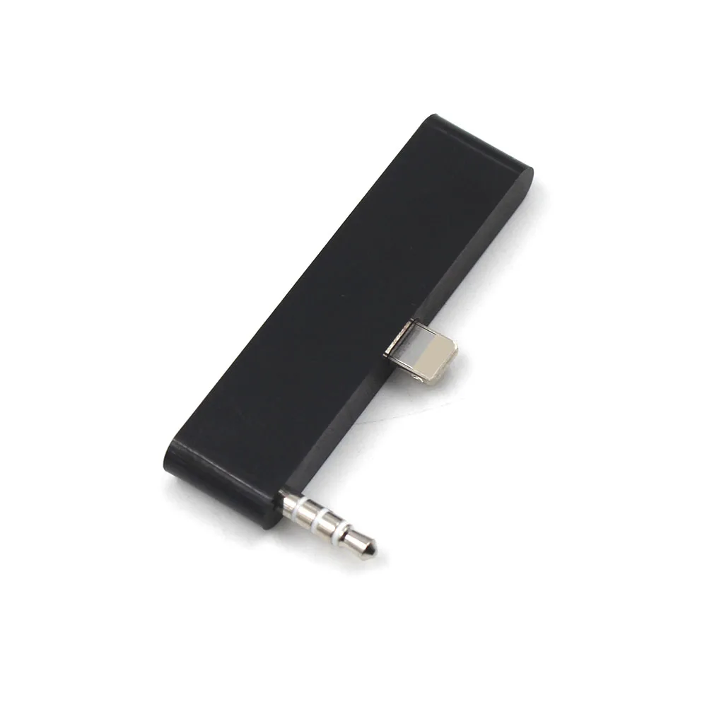 Portable 8 Pin Female To 30 Male 3.5 mm Charging Audio Adapter For iPhone 5/5s/5c/6/6S Plus Charger Data SYNC Adaptor Black | Мобильные