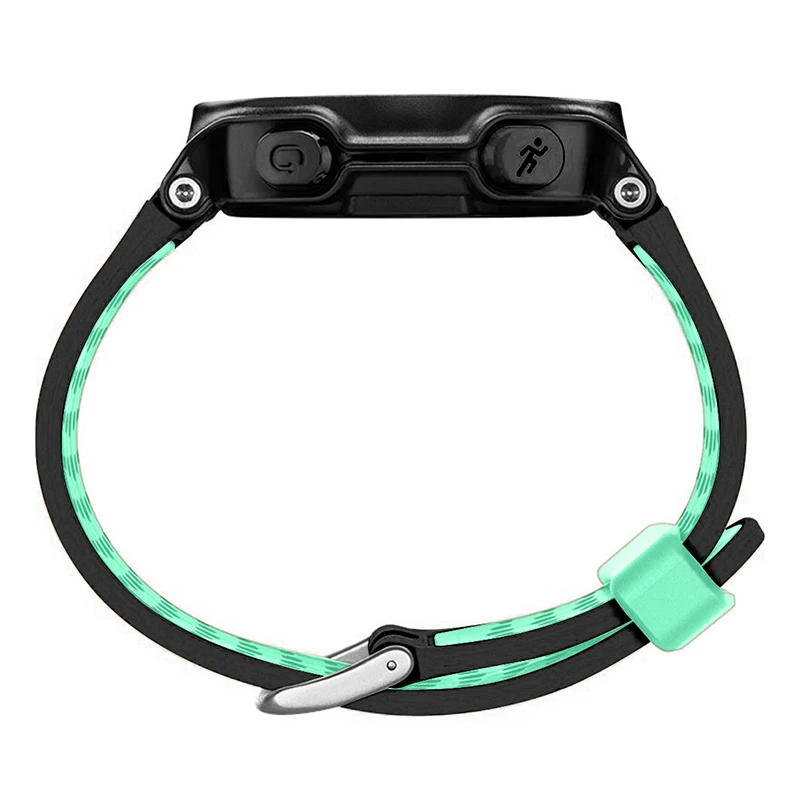 Универсальный сменный ремешок для часов Garmin Forerunner 220 230 235 620 630 735 двухцветный мягкий силиконовый смарт-ремешок для часов