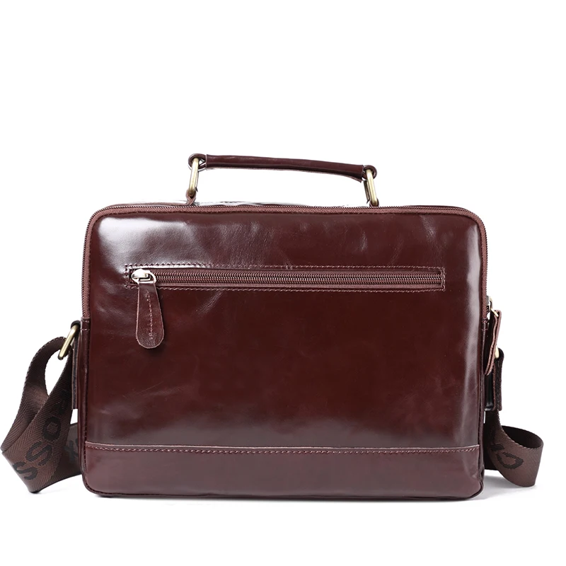 CROSS OX New Arrival Men Handbag Genuine Leather Shoulder Bag Casual Style Oil Wax Cow Functional Satchels SL426M |