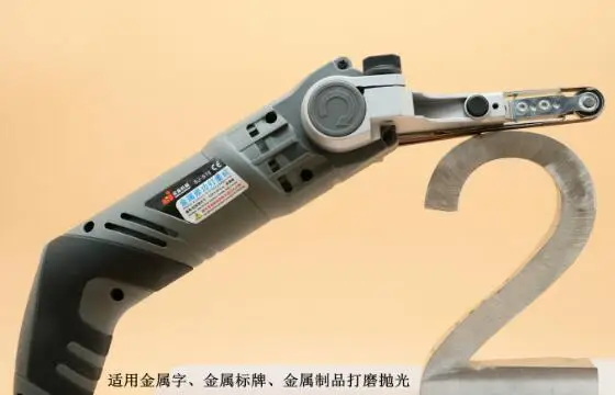 Metal advertising word grinding and wire drawing  trimming machine, stainless steel precision work word polishing machine