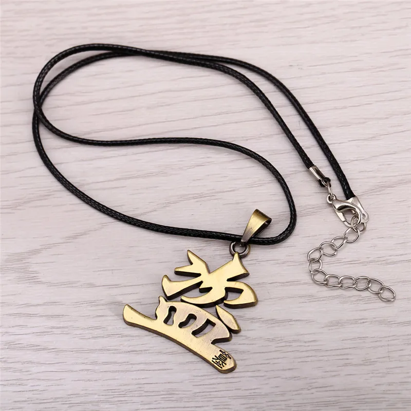 

12pcs/lot High Quality Hot novel Tomb notes Logo bronze plated pendant Necklace black leather charms necklaces Drop-shipping