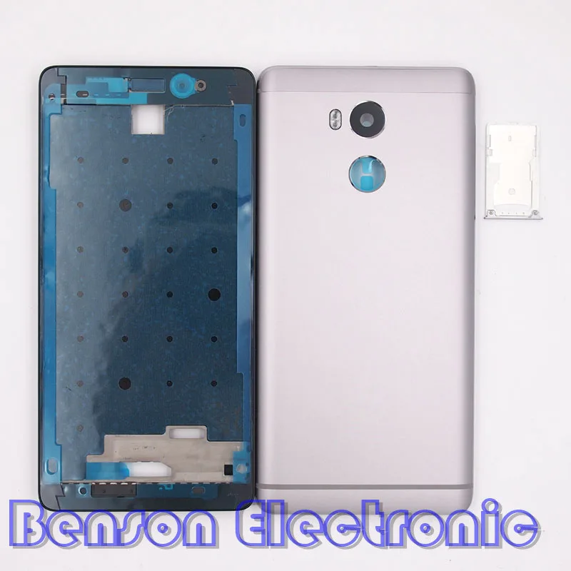 Новая передняя рамка BaanSam задняя крышка аккумулятора лоток для SIM карты Xiaomi Redmi 4 Pro