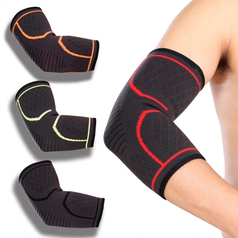 

Sports Tennis Elbow Support Basketball Fitness Safety Volleyball Elbow Pad High Quality Elastic Elbow Supporter Knee Protect