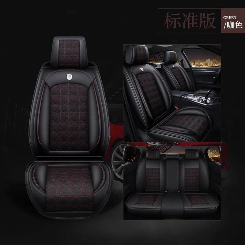 coffee Автомобильные чехлы на сиденья для toyota land cruiser prado 120 150 mark 2 Prius 30 2010 Plug+ tercel venza vios vitz - Название цвета: coffee