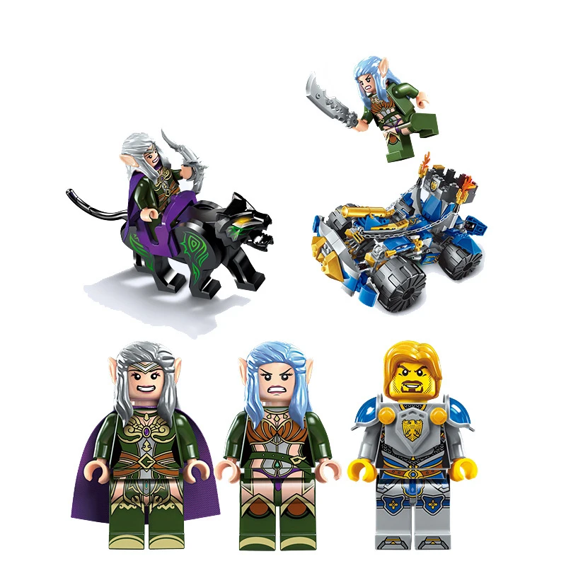 372 шт Детские развивающие строительные блоки игрушки Совместимые с LEGO city Knight's