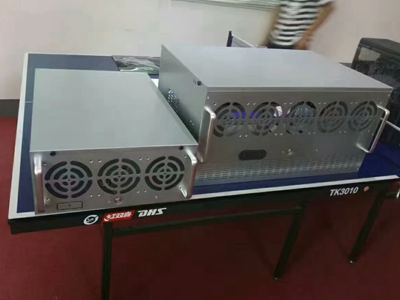 Чехол для майнинга корпус графического процессора ATX 4u 6/8 эфириума биткоинов