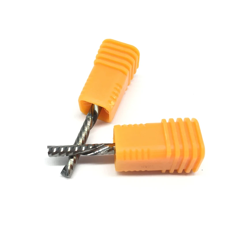 

1pc One Flute Milling Cutter 3.175mm 3.175 17mm CEL Carbide Single Spiral CNC Endmills for Wood Engraving Aluminum Router Bit