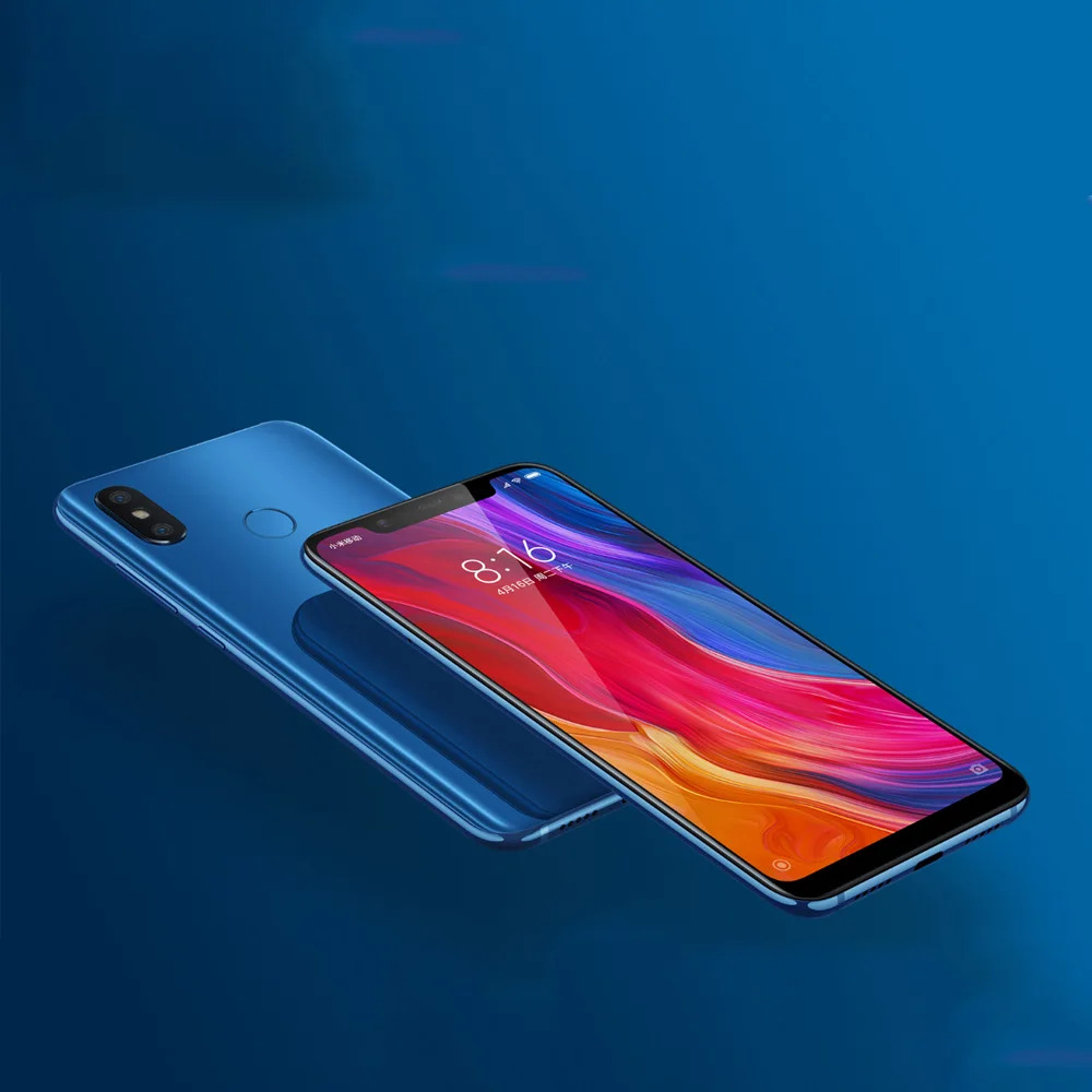 Глобальная версия Xiao mi Phone 8 6GB ram 64GB rom CellPhon двойная задняя камера Snapdragon 845 Octa Core 6 21
