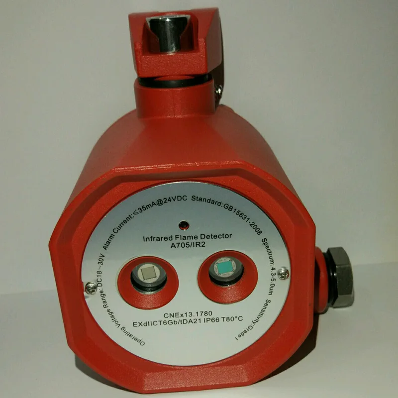 Dry contact Explosion proof  Double infrared flame detector  A705IR2 Fire alarm relay output Fault relay output IR2 EXdIICT6