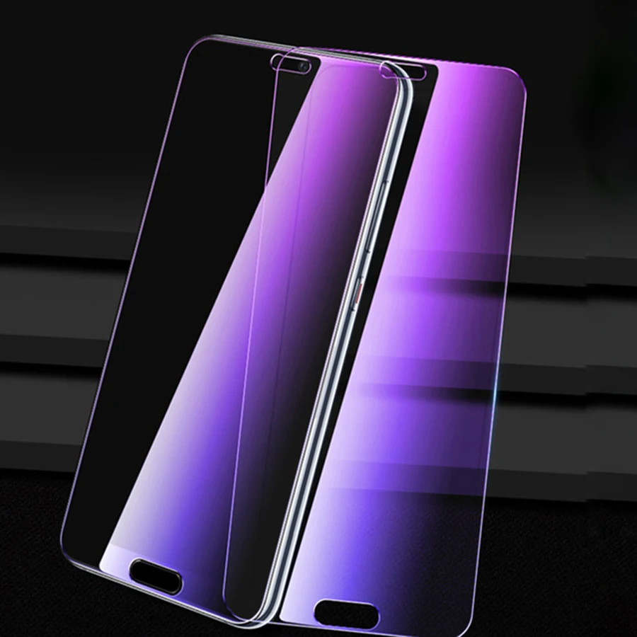Матовый Анти Фиолетовый Синий Закаленное стекло-экран протектор для huawei Honor 8X Note