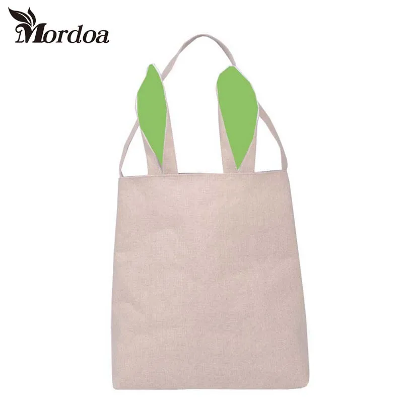 

Easter Gift Bag Classic Rabbit Ears Cloth Bag Put Easter Eggs for Kids Easter Sunday Decoration Jewelry Display Free Shipping
