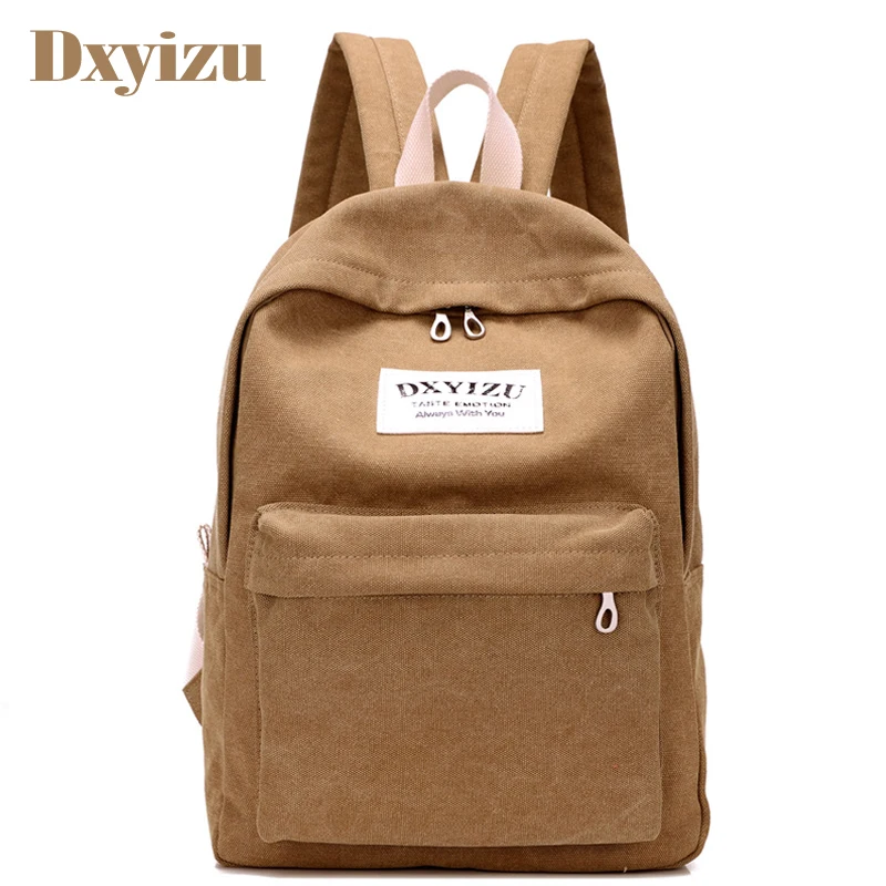 

Fashion Women Canvas Backpacks Large School Bags For Teenager Boys Girls Travel Laptop Canvas Backbag Mochila Rucksack