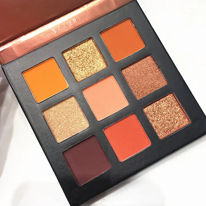 Beauty Glazed Новая модная Косметика 9 цветов мерцающие тени для век матовые блестящие