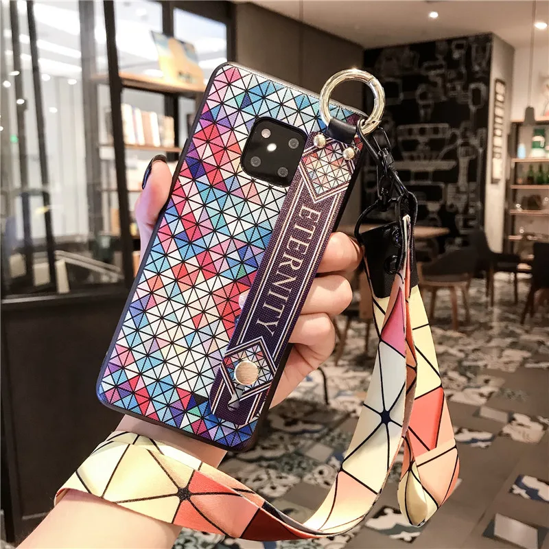 Чехлы с ремешком на запястье для Huawei P30 P20 Pro Mate 20 20X Nova 2s 3 3i 3e Honor 10 Lite 8X | Мобильные