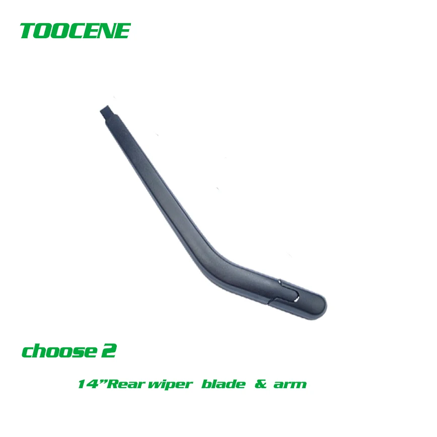 Черный Задняя щетка стеклоочистителя и рычаг для Toyota Corolla 2002-2007 3/5-дверь хэтчбек высокое качество стеклоочиститель - Цвет: Черный