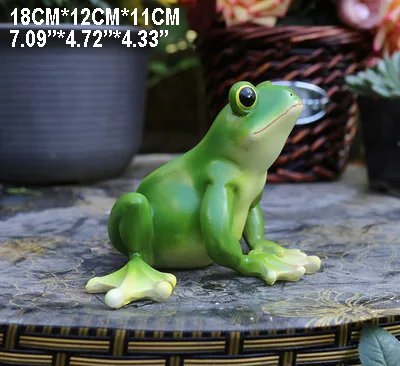 Смола 3D Йога лягушка, книга для чтения лягушка, приветственная открытка лягушка, Пирамида лягушка, цветочные горшки, украшение сада, уличная статуя, декор двора - Цвет: M
