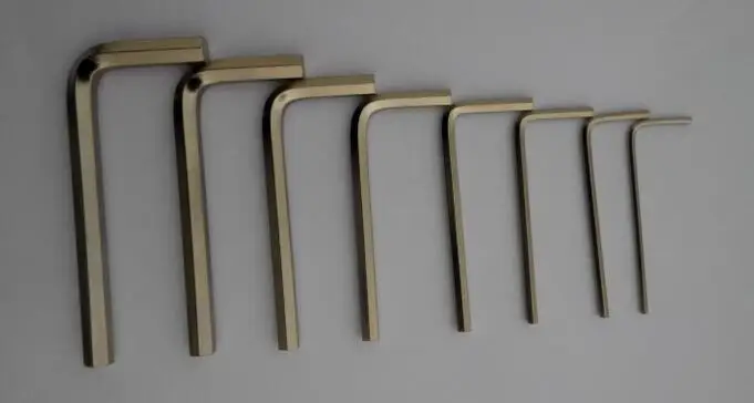 8 шт. никелированный внутренний шестигранный ключ L Гаечный 1 5/2/2 5/3/4/5/6/8 мм|l