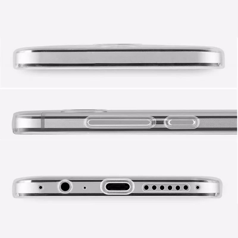 HC17 Для Oneplus 3 Случай 5.5 дюймов Прозрачный TPU Крышка Три Мягкий Ультра Тонкий Crystal Clear