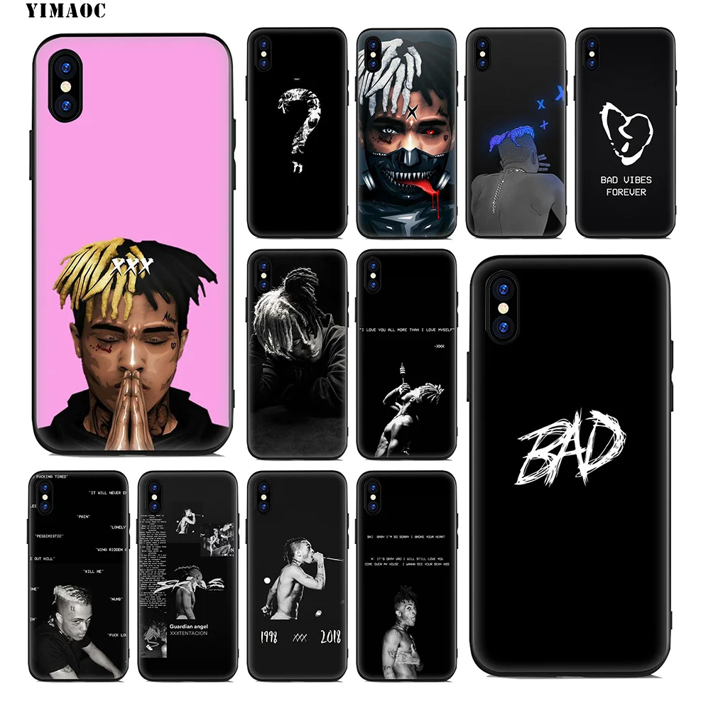 YIMAOC XXXTENTACION Sad 17 Мягкий силиконовый чехол для iPhone 11 Pro Xr Xs Max X или 10 8 7 6 6S Plus 5 5S SE
