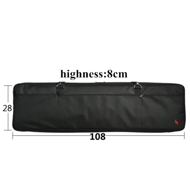 108 High Quality Portable Professional 61 key keyboard MIDI thick waterproof electronic piano organ cover soft padded gig case