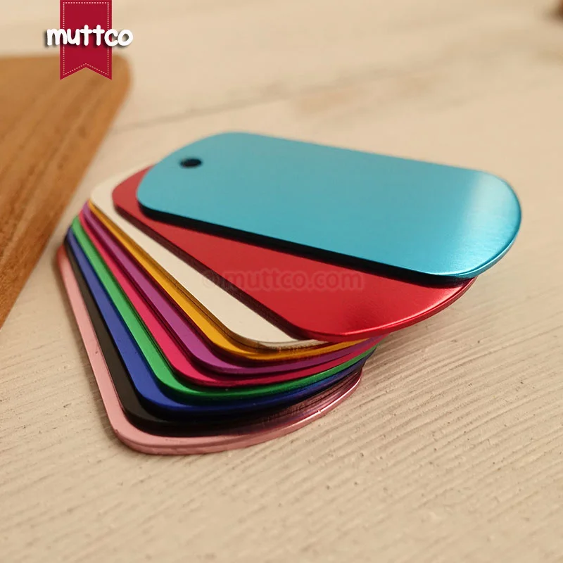 100 шт./лот бирка с именем собаки и кошки лазерной гравировкой пустая