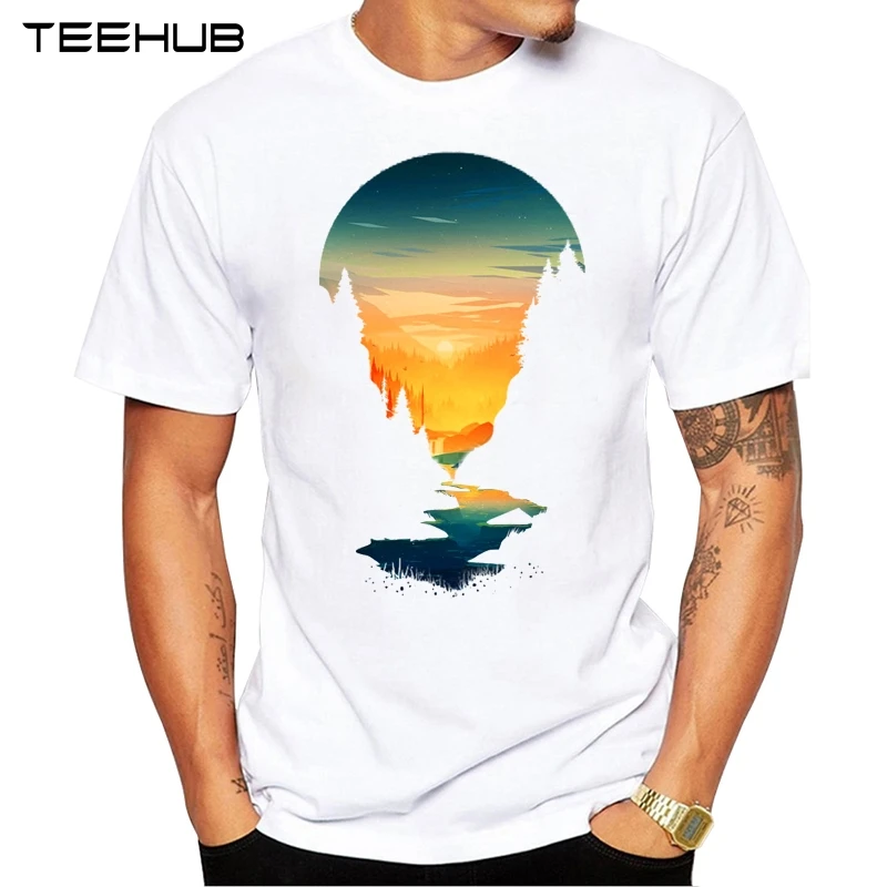 Новое поступление 2019 крутая Мужская модная летняя дизайнерская футболка TEEHUB с