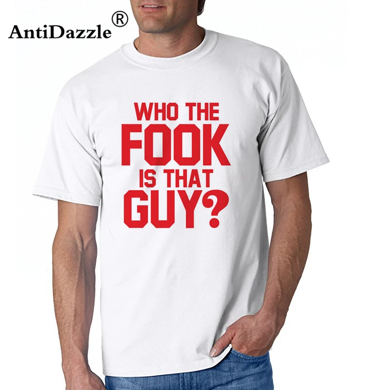 Футболка Antidazzle Who The Fook Conor McGregor новая простая классная футболка для подростков