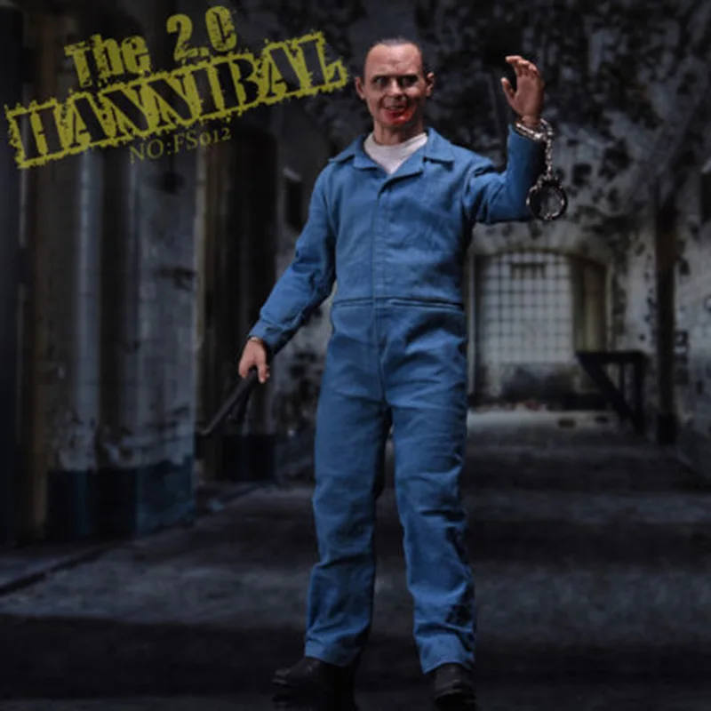 

FS012 1:6 Scale The Silence of the Lambs Hannibal Lecter 2.0 Doll Toy with 2pcs Head Sculpt Full Set Action Figure Model Toys