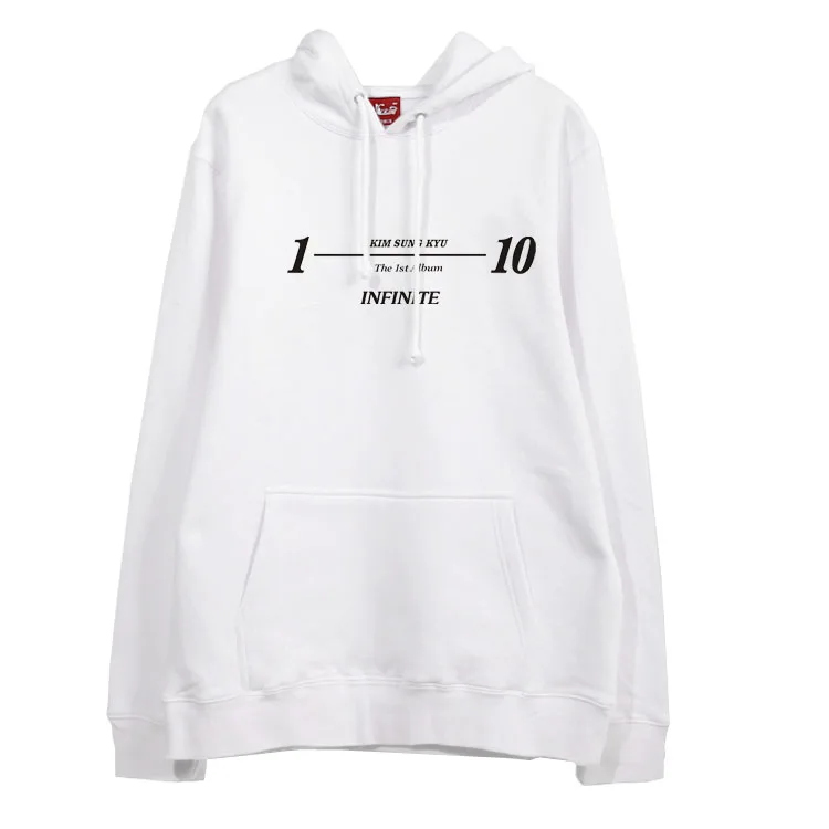 

Infinite sungkyu first album 10 stories same printing pullover hoodie kpop unisex fans supportive fleece/thin loose sweatshirt