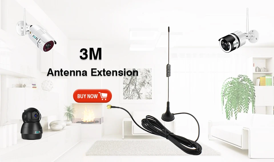 Zoohi 4CH 1080 P видеокамера с Wi-Fi Системы открытый Водонепроницаемый Ночное видение видео комплект камеры наблюдения P2P Беспроводной Камера