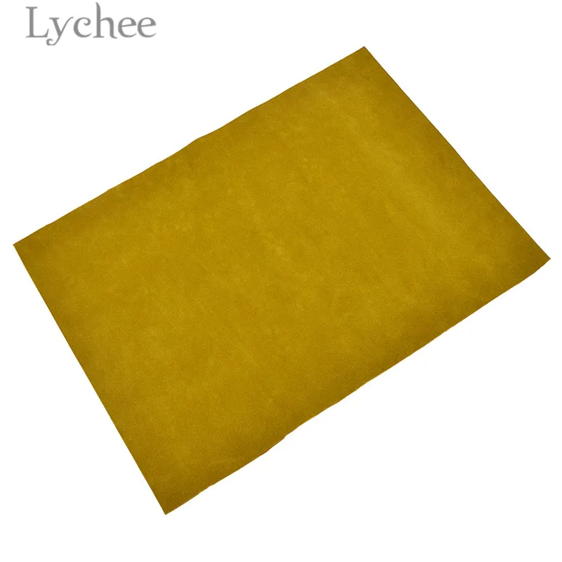 Lychee Life 1 шт. 21x29 см A4 замша из искусственной кожи ткань высокого качества Синтетическая Кожа DIY материал для одежды сумки ремни