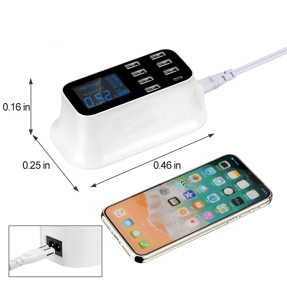 Для iphone samsung huawei Smart USB Зарядное устройство Тип C быструю зарядку Quick Charge 3 0