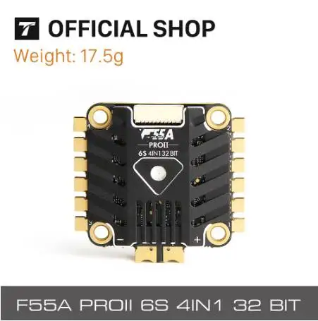 F55A PRO II T-MOTOR Tmotor F4 F7 HD Контроллер полета комбо стек F45A V2 F55A PRO II 6S 4 в 1 ESC FPV гоночный Дрон Квадрокоптер мультиротор - Цвет: F55A PRO II