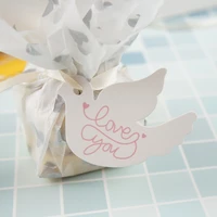 love you pigeon 50pcs label packaging decoration tags wedding favors gifts christmas party decor hot sale scrapbooking diy