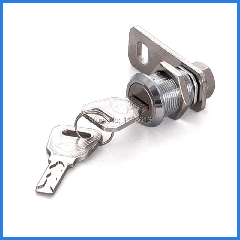 5 шт. 20 мм хромированный цилиндрический замок с ключом|slot machine locks|cylinder cam lockcam lock |