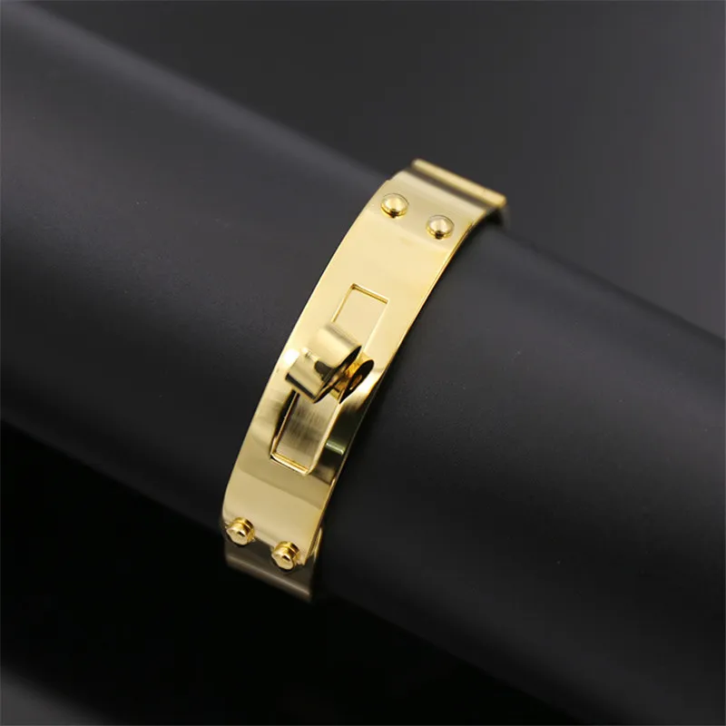 Wonlife New Jewelry Circle Ring Wide Cuff Bracelet Noeud armband Gold color Bangle For Women Bracelets Manchette | Украшения и