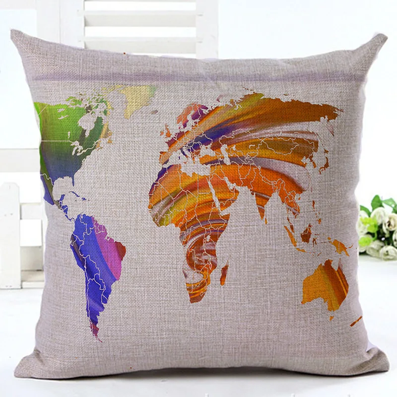 H. Алиса В мире Карту Подушки Без Сердечника Автомобиля Диван Декоративные