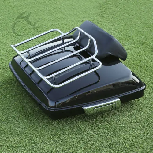 Мотоцикл бритва 5 &quotпакет багажник багажная спинка для Harley Touring Road King Electra Street Glide