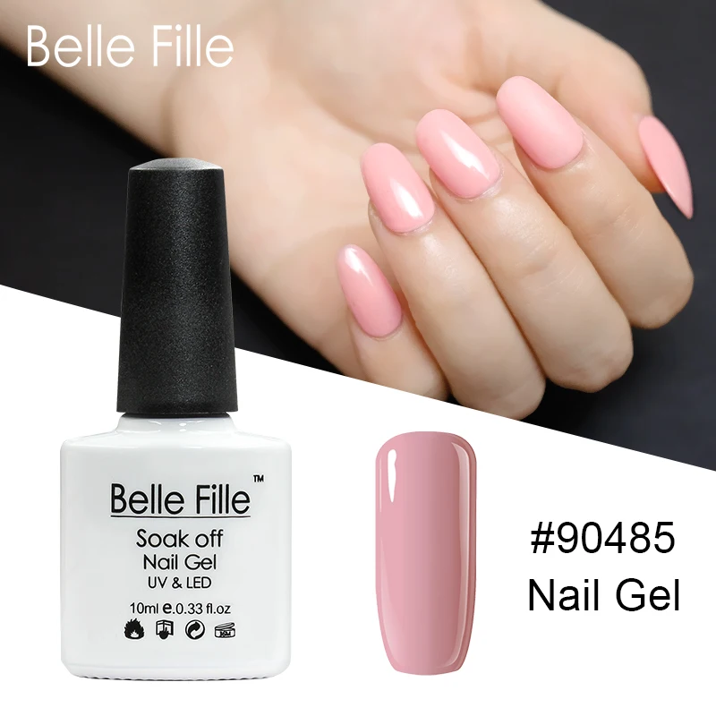 BELLE FILLE 10 мл УФ-гель для ногтей набор Гель-лак полировки телесный гель