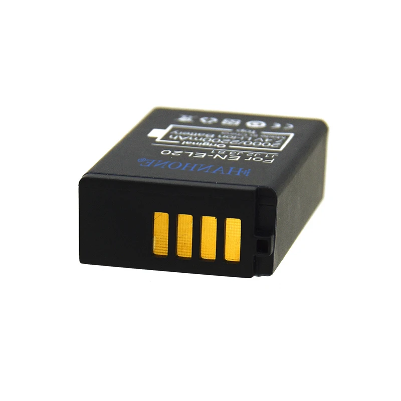 Аккумуляторы для фотоаппаратов 2000 мАч 2 шт. + зарядное устройство цифровых Nikon EN-EL20