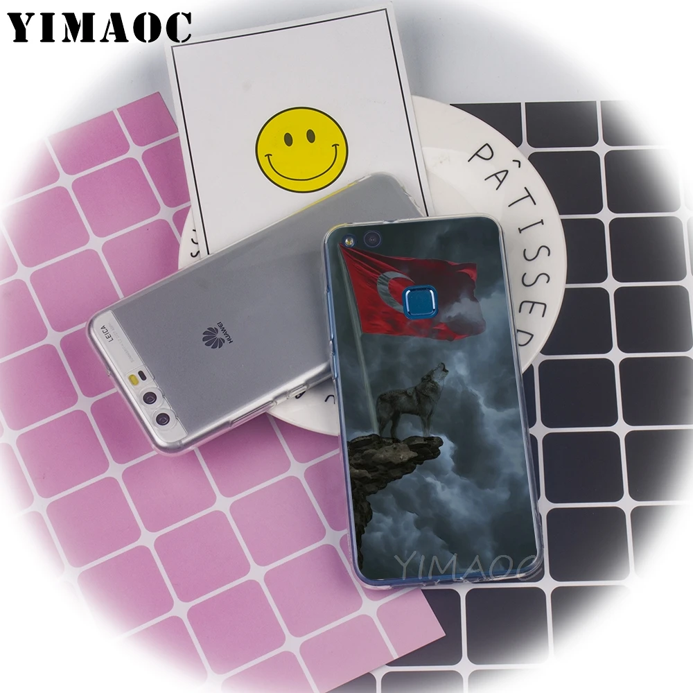 YIMAOC turkey turkish flag Soft TPU Cover for Huawei Honor 6A 7X 7A Pro 8C Mate 10 Note 9 Lite Y6 Y9 Y7 Prime 2018 Cases |