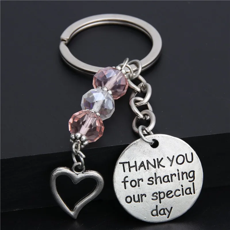 1 шт. спасибо что разделили наш специальный день брелок с подвесками и