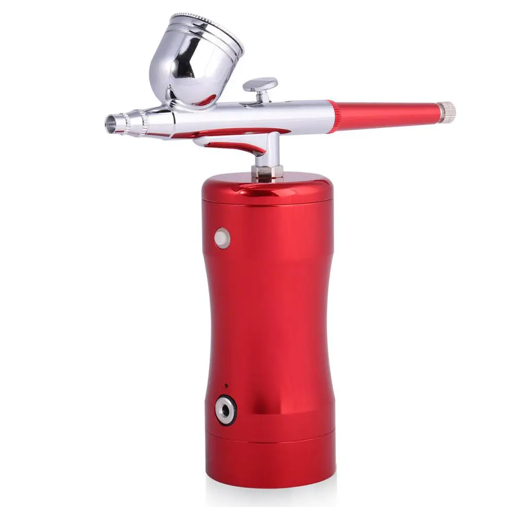 

Mini Airbrush Paint Sprayer Small Spray Gun Pump Pen Set Air Compressor Kit for Art Body Painting Tattoo Cake Model Making